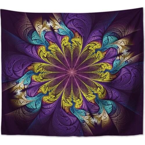 Tapisserie murale spiritual decor bedroom backdrop mandala wall hanging trippy tapestry