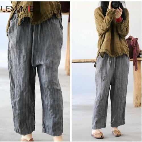 Женские брюки с высокой посадкой USWMIE China At AliExpress