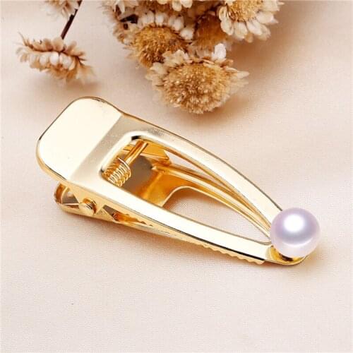 Fashion Pearl Hairpin Findings, Hair clip Mountings Settings Hair Jewelry Parts Fittings Charm Accessories, 10pcs/lot