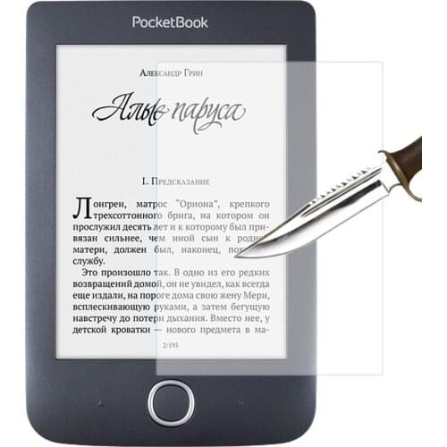 Tempered glass screen protector for pocketbook 624 626 627 6'' ereader screen protective film