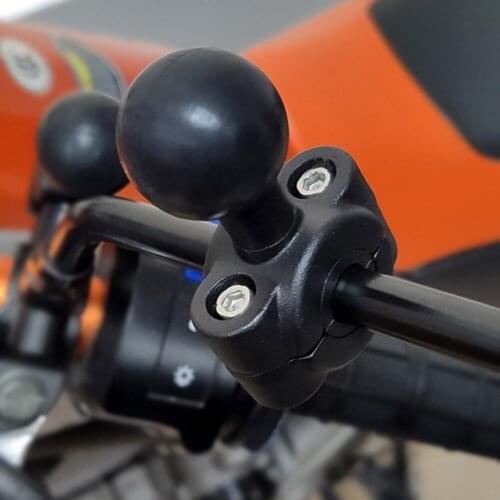 Clamp Ball Base for 8.2-14mm Motorcycle Scooter Mirror Stem Phone Holder Mount Motorcycle Bike Riding Video Accessories