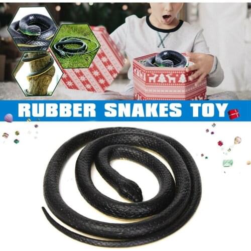 1. Realistic Rubber Toys Fake Snakes Safari Props Halloween Joke Trick Gift