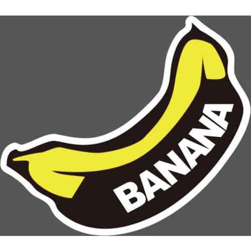 5 Pcs/Lot Banana Graffiti Stickers Bomb Waterproof DIY Skateboard Luggage Laptop Suitcase Water Bottle Fridge Guitar Decals Pack