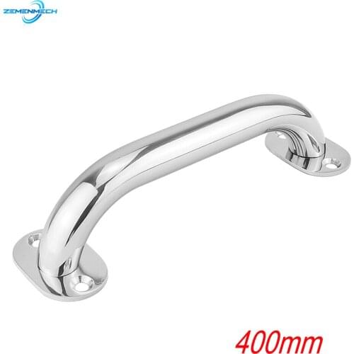 Boat Accessories 400mm Marine Grade 316 Stainless Steel Grab Handle Door Handrail Grip Rail Grab Bar Handle Boat Hatch Yacht