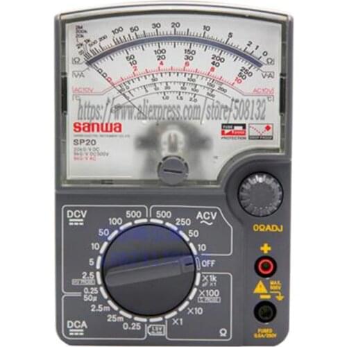 Analog multimeter DC high volotage & temperature measurable SP-20 SANWA SP20