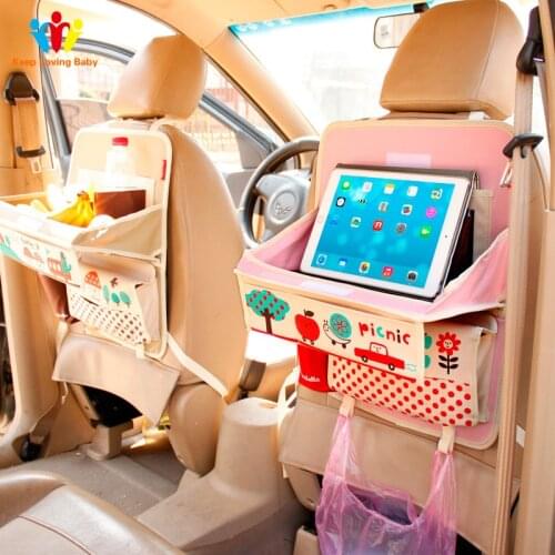 Shopping Car Seat Storage Dining Cartoon Bear Kitty Travel essential Full Functioning Car Seat Storage Bag Baby cart seat
