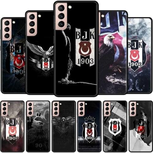 Turkey Besiktas Football Cell Phone Case for Samsung Galaxy S21 Ultra S20 FE S10 5G S9 S8 Plus S10e S7 Edge Mobile Phones Cover