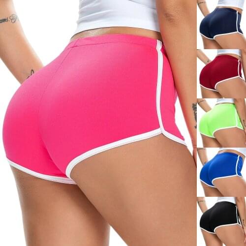 European and American large size leisure home fitness shorts truth pants abalone sports pants Yoga Hot Pants high waist wear ult