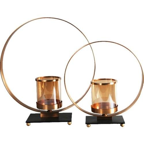 European Wrought Iron Wind Lamp Holder Vintage Wedding Home Decoration Crafts Home Gift Ornaments