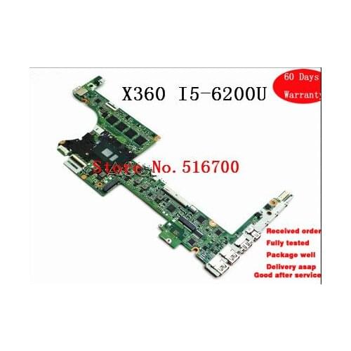 Laptop Motherboards 861991-001 For Hp Spectre X360 13 Series Mb 861991-601 I5-6200U 2.3GHZ 8GB Fully tested