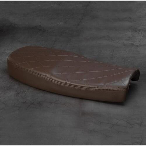 Motorcycle Brown Hump Universal Seat Cafe Racer Vintage Saddle Seat