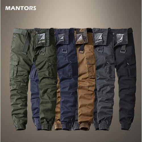 Men Cargo Harem Pants 2021 Autumn Mens Casual Pants Solid Color Cotton Trousers Male Street Jogger Mens Bottoms New Mens Pants
