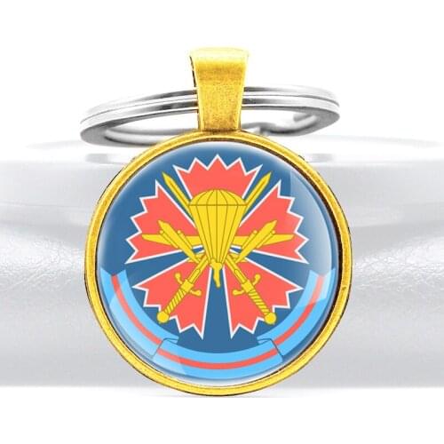 Classic CCCP Air Force Spetsnaz Key Chain Charm Men Women Military Jewelry Key Rings