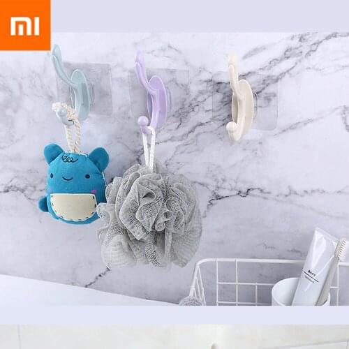 Xiaomi Bathroom nail-free hanging wall hooks, hats, clothes hangers, towel racks, door hooks, bathroom storage racks
