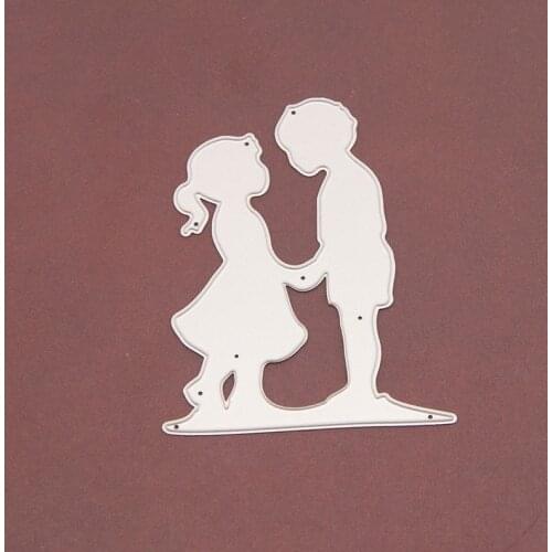 Couple Wedding Dies Metal Cutting Dies Scrapbook Paper Decoration Craft Knife Mould Blade Punch Stencils Dies Cut N40