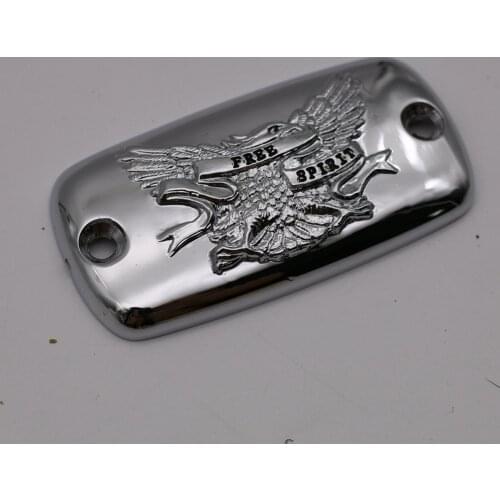 Front Billet Brake Master Cylinder Fluid Reservoir Cover Oil Cap for Honda Valkyrie Goldwing 1800 2001-2012 VTX 1800 2002-2011