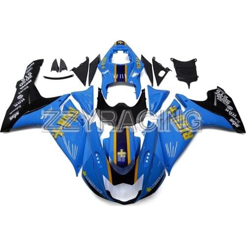 Full Motorcycle Fairings Kit for Suzuki GSXR600 GSXR750 K11 2011 2012 2013 2014 2015 2016 ABS Plastic Body Work Blue Black Cowls