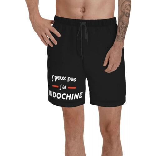 Promo Indochine I Can T I Have Indochine T Shirt Anime Causal Breathable Quick Dry Unique print R145 Casual Male Shorts
