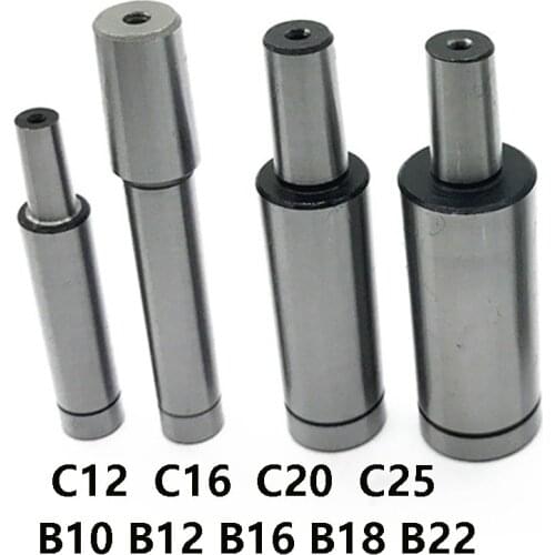 Straight shank connecting rod drill chuck connecting rod 12mm 16mm 18 mm B10 B12 B16 B18 B22 C10 C12 C16 C20 C25 R8
