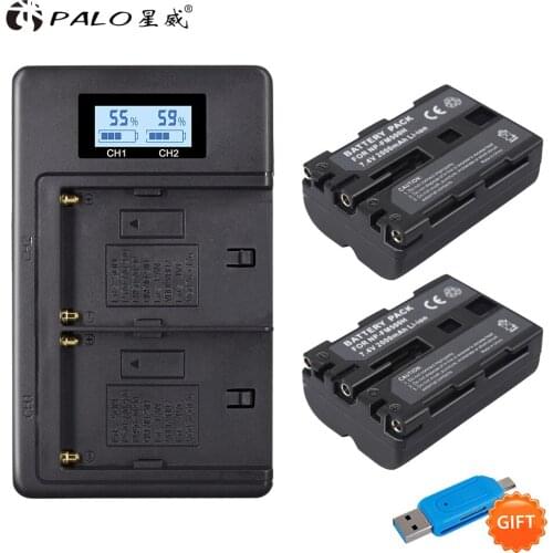 Palo NP-FM500H Replacement Camera Battery+NP FM500H Battery Charger for Sony Alpha A57 A65 A77 A99 A100 A200 A300 A500 A900 A700