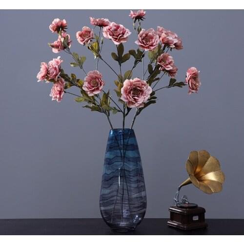 Wedding Flowers Lotus Crane Peony Simulation Flowers Wall Arch Road Guide Decorations Silk Flowers Home Office Hotel Party Deco