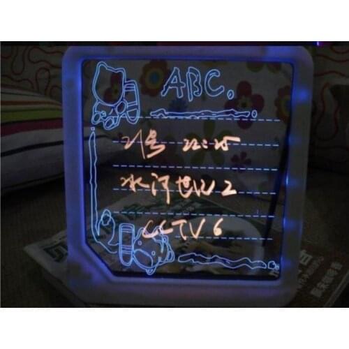 Led display fluorescence plate with a highlighter free to write Free shipping LED message board /Led Writing Board