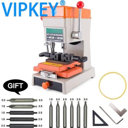 Defu 368A Vertical Key Cutting Machine 180w for 110V and 220V Key Duplicating Cutter Machine For Making Keys locksmith tools