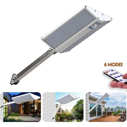 96Led Solar Street Light 6 Mode Waterproof Outdoor Motion Sensor Lights PIR Solar Garden Lamp for Outdoor Plaza