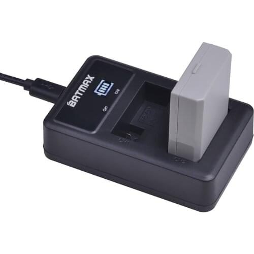 Batmax 1pc 1500mAh LP-E5 LPE5 LP E5 Battery+LED Dual USB Charger for Canon EOS 450D 500D 1000D Kiss X3 Kiss F Rebel Xsi