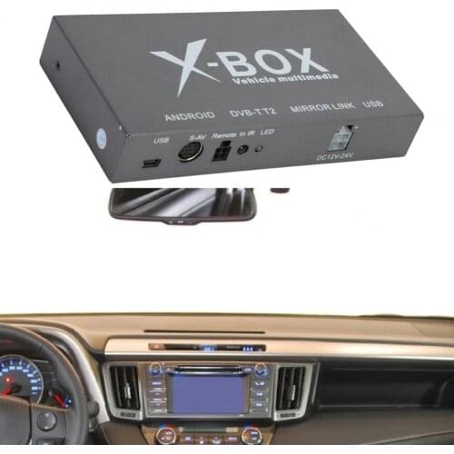 1 Set AT338B Car Set Top Box Digital TV Receiver Strong Signal Three Antenna Digital HD-compatible DTV Box for Vehicles