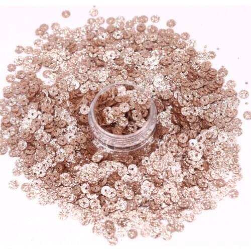 Glitter Sequin 3mm 4/6/10/20mm Mix Silver Champagne PVC Loose Sequins Crafts Paillettes Sewing DIY Lentejuelas Accessories