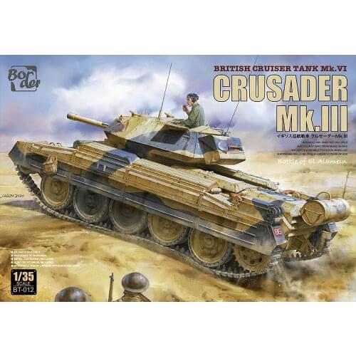 Limited [Border] BT-012 1/35 British Cruiser Tank Mk.VI Crusader Mk.III