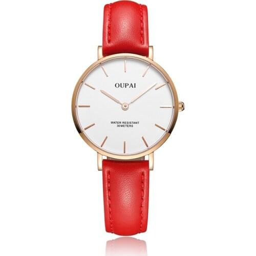 Brand Luxury Women Watches Ladies Casual Quartz Watch Female Clock double color leather bracelet Dress Watch relogio feminino