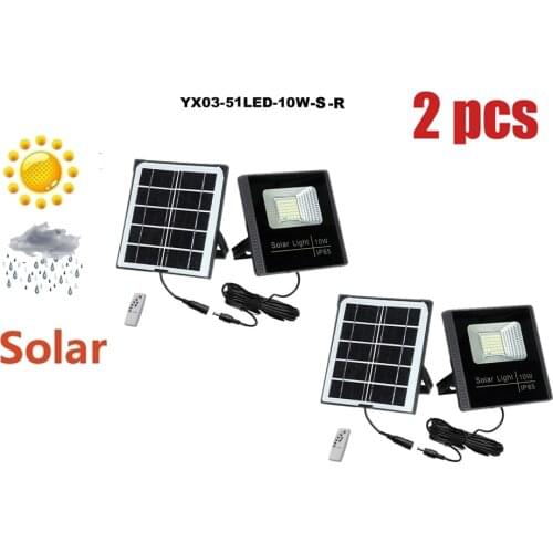 2pcs Solar light Solar Panel Power lamp smart on at night Path light Street Porch Security Outdoor Waterproof Wall lamp seperabl