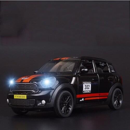 1:32 Toy Car Mini Metal Toy Alloy Car Die-Casting Toy Car Model Miniature Proportional Pull Back Model Children Car Toy