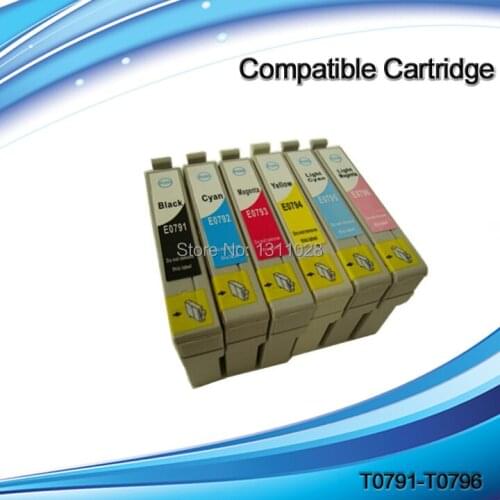 INK WAY T0791-T0796 compatible ink cartridges for 1400 P50 PX650 PX700W PX710W PX800FW PX810FW PX830FWD Artisan1430 PX 730WD