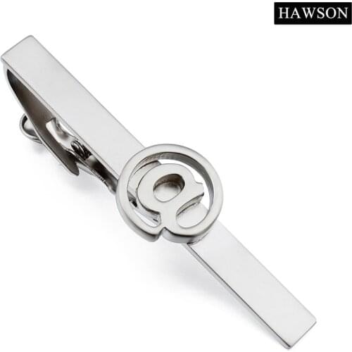 Trendy AT Design Tie Clip Business Suit Matt Neck Tie Pin 2.25 Inch Tie Bar