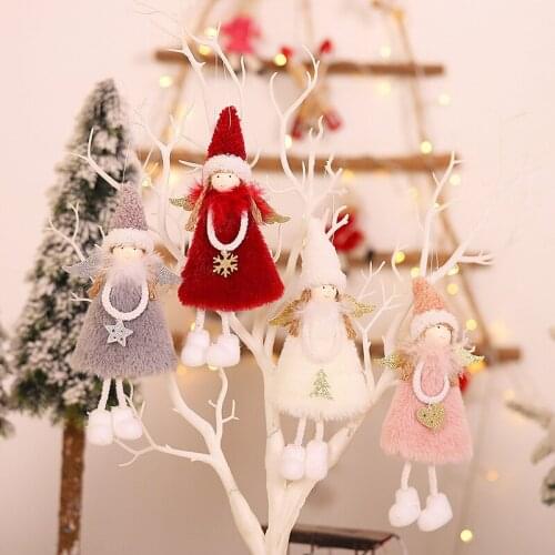 New Year 2022 Xmas Decoration Christmas Cute Dolls Noel Tree Hanging Ornaments Natal Merry Christmas Decoration for Home Gift