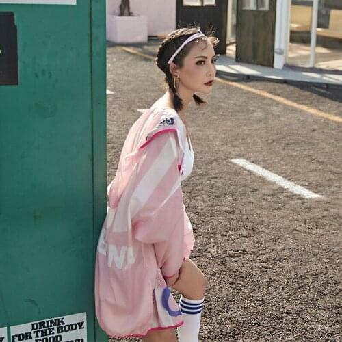 Plus Size Women Cute Coat 2020 Women Letter Printed Coat Female Full Sleeve Loose Outwear Sun Protection Coat