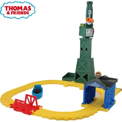 Thomas & Friends Adventures Cranky At The Docks Childrens Play Set Anime Electric Train Toy Car Learning Building Track