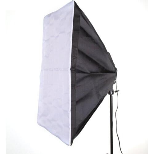 50 x 70cm 20x28" Studio Photography Softbox for 4 in 1 Socket E27 Light Lamp Bulb