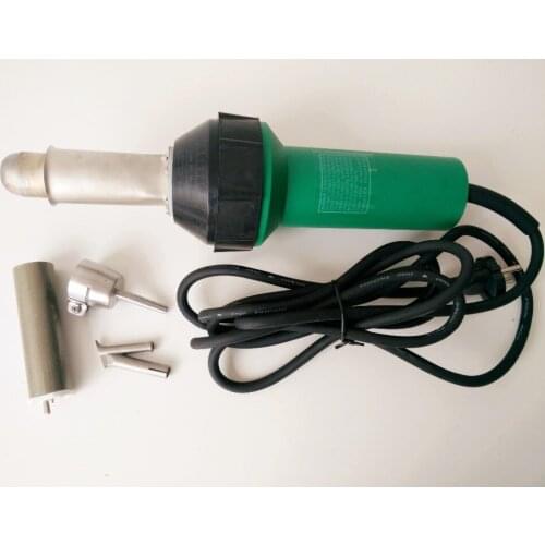 Free Shipping - 110V / 230V 1600W Vinyl Plastic Floor Hot Air Welding Gun With Heating Elements And 5mm Heat Gun Weld Nozzle