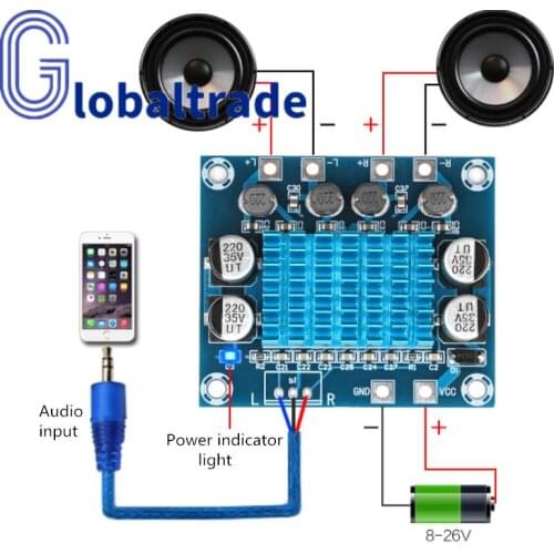 1pcs TPA3110 XH-A232 30W+30W 2.0 Channel Digital Stereo Audio Power Amplifier Board DC 8-26V 3A