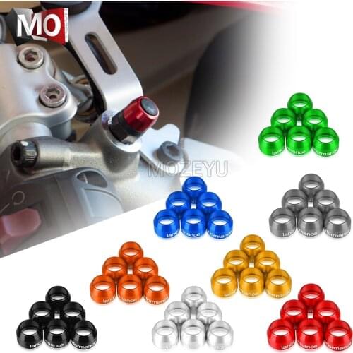 Motorcycle Universal Billet Bleed Valve Cover Kit For DUCATI 1199 Panigale/S MONSTER S2R 800 HYPERMOTARD 821/HYPERSTRADA