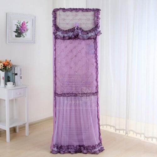 Vertical chamber air-conditioning cover Lace fabric Air conditioner dust protect Dustproof cloth European style Home textile