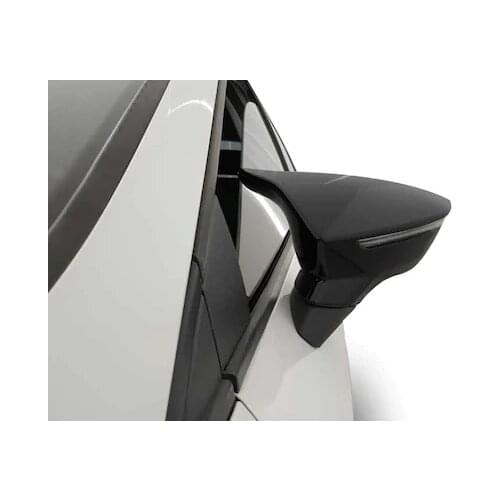 For Seat Ibiza 2016 and Post Batman Bat Mirror Cover Bright Black Modified Accessories Car Mirror Accessories