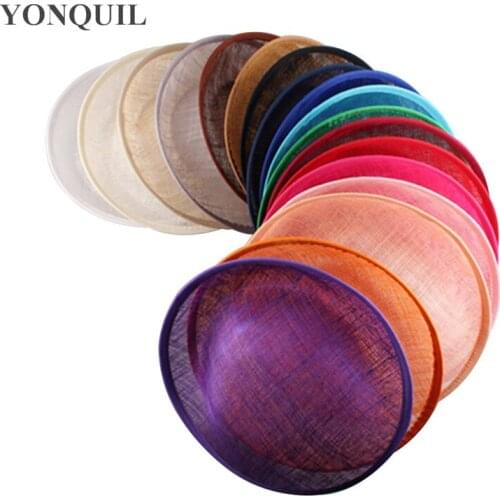 Sinamay Nice Wedding Fascinator Base 25 CM Size Make For Women Bride Mariage Party DIY Hair Accessories Handmade Headwear Sold