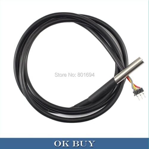 18B20 Temperature Sensor With Wires for 4 in 1 Dual Display Meters With Cable
