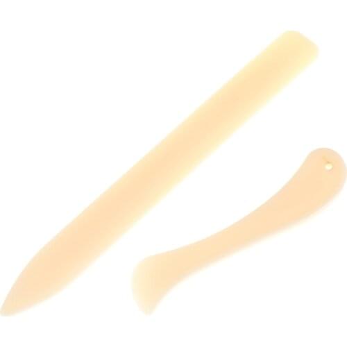 2Pcs/Set Letter Knife Home Pastic Open For Leather Scoring Folding Creasing Paper Handmade Accessories