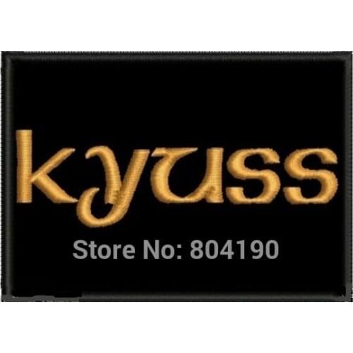 3.7" KYUSS STONER ROCK HEAVY METAL DESERT ROCK Music Band EMBROIDERED IRON On Patch APPLIQUE Rock Punk Badge